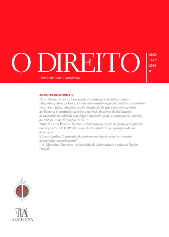 O DIREITO - ANO 147 (2015) - Nº II