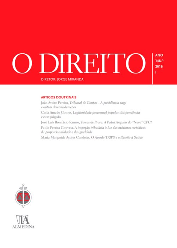 O DIREITO - ANO 148 (2016) - Nº I